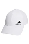 Adidas Originals Release 3 Stretch Baseball Cap In White/onix Grey/black