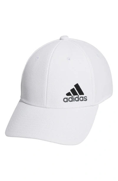Adidas Originals Release 3 Stretch Baseball Cap In White