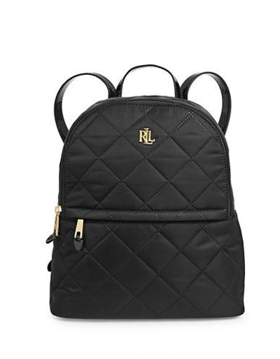 Lauren Ralph Lauren Quilted Backpack-black | ModeSens