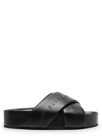 Stella Mccartney Flatform Sandal In Black