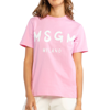 Msgm T-shirts  Women Color Pink
