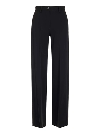 Mm6 Maison Margiela Women's Trousers -  - In Black Synthetic Fibers