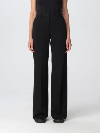 Mm6 Maison Margiela Women's Trousers -  - In Black Synthetic Fibers