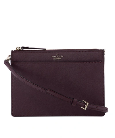 Kate Spade Purple Leather Shoulder Bag