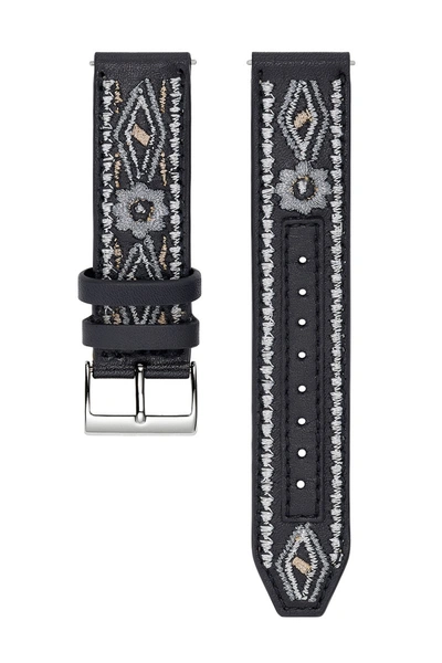 Rebecca Minkoff Major Interchangeable Black Stitched Strap