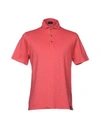 Drumohr Polo Shirt In Coral