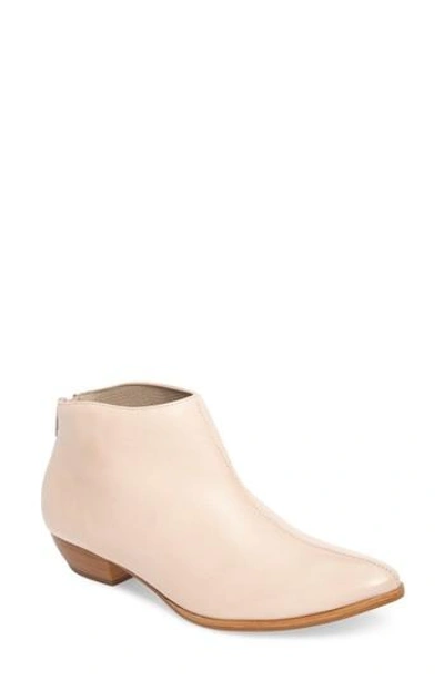 Matisse Aida Low Bootie In Nude Leather
