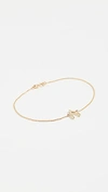 Jennifer Meyer Jewelry 18k Gold Wishbone Bracelet