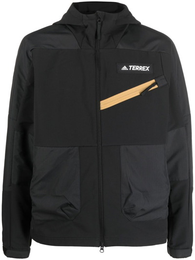 Adidas Originals Adidas Terrex Utilitas Zipped Jacket In Black