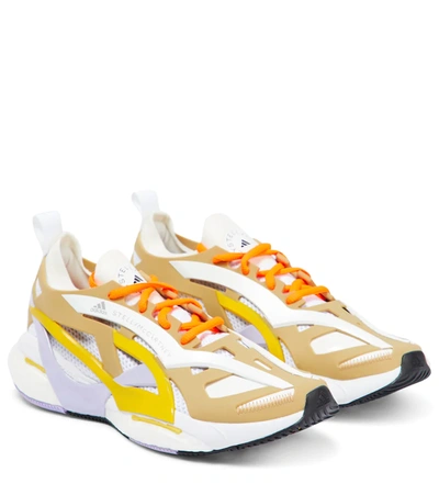 Adidas By Stella Mccartney Solarglide Colorblock Runner Sneakers In Yellow