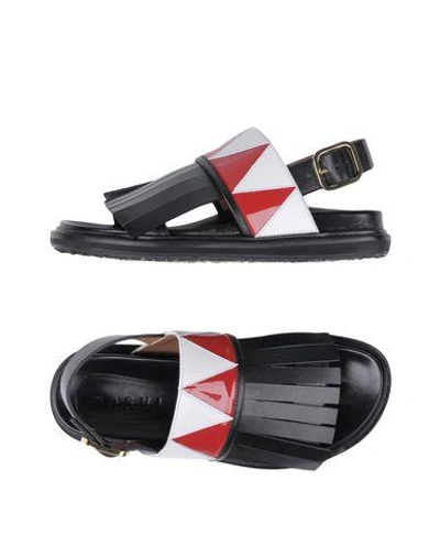 Marni Sandals In Red