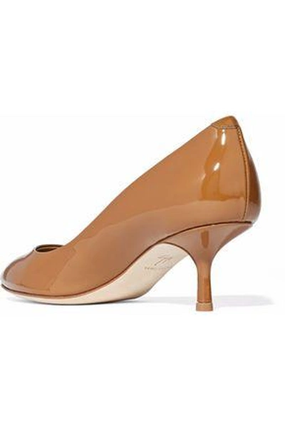 Giuseppe Zanotti Woman Patent-leather Pumps Camel