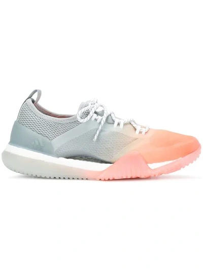 Adidas By Stella Mccartney Pure Boost X 3.0 Trainer Sneakers In Glow Orange/eggshell Gray