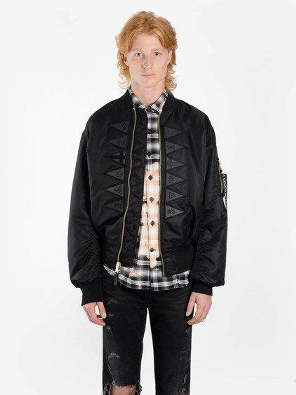 Marcelo Burlon County of Milan × Alpha Marcelo Burlon County Of Milan Flags Alpha nylon bomber