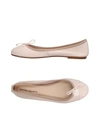 Anna Baiguera Ballet Flats In Pale Pink