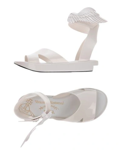 Vivienne Westwood Anglomania Sandals In White