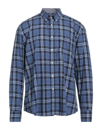 Barbour Shirts In Inky Blue