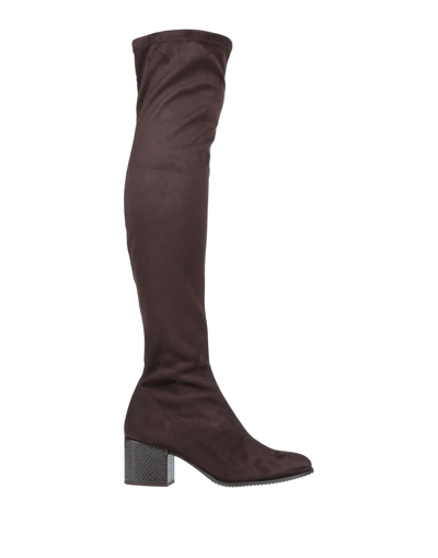 Cuplé Knee Boots In Brown