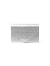 Michael Michael Kors Barbara Medium Envelope Clutch Bag - Silver Hardware In Silver/silver
