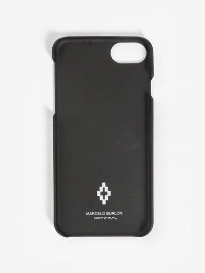 Marcelo Burlon County Of Milan Marcelo Burlon Black And White Iphone 7 Snake And Wing Case