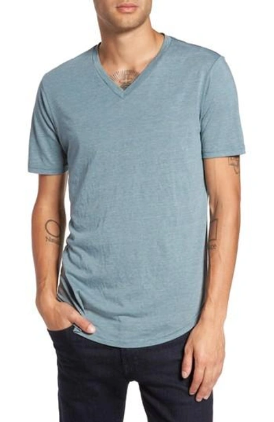 Goodlife Scallop Triblend V-neck T-shirt In Deep Sea