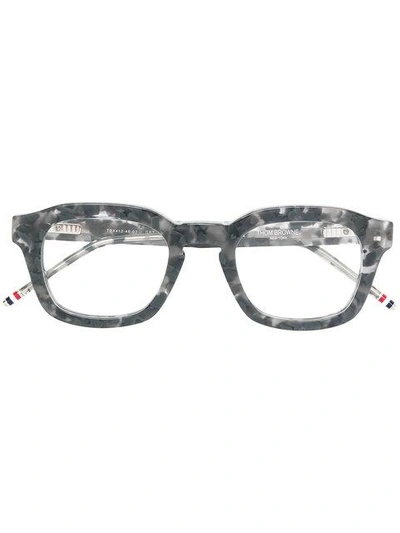 Thom Browne Eyewear Brille In Schildpattoptik - Grau
