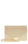 Michael Kors Medium Barbara Metallic Envelope Clutch - Metallic In Gold