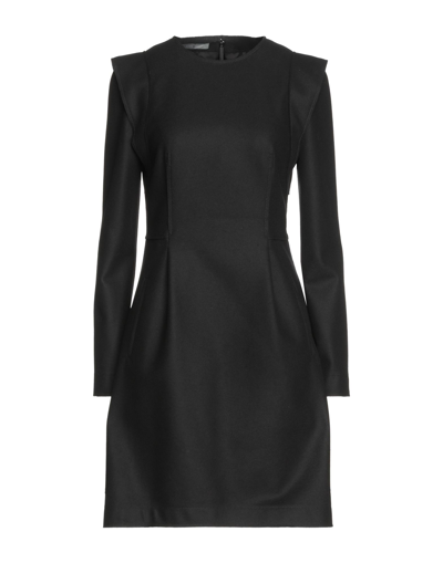Alberta Ferretti Short Dresses In Black