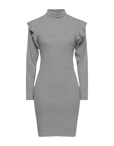 Odi Et Amo Short Dresses In Grey