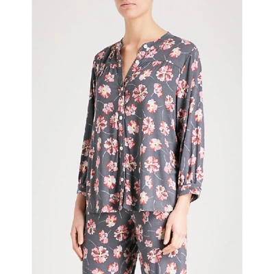 Eberjey Veranda Floral-print Pajama Top