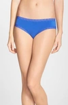 Natori Bliss Cotton Girl Briefs In Island Blue