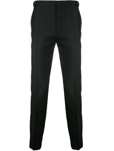 Dsquared2 17.5cm Admiral Virgin Wool & Silk Trousers In Black