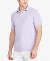 Polo Ralph Lauren Classic Fit Short Sleeve Polo Shirt In Powder Purple