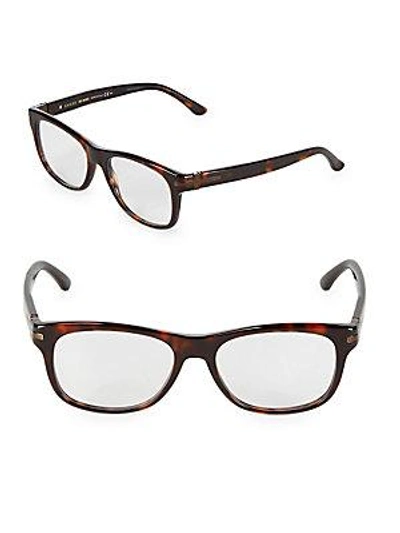 Gucci 50mm Oval Optical Glasses In Brown