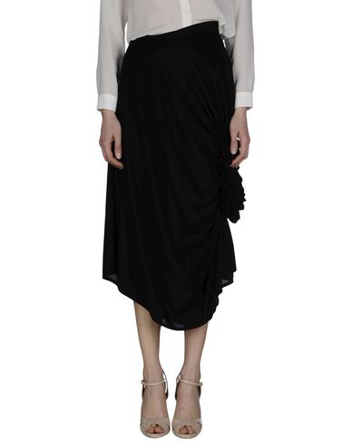 Yohji Yamamoto 3/4 Length Skirt In Black | ModeSens