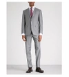 Canali Birdseye Regular-fit Wool Suit In Grey
