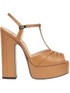 Fendi Platform Sandals - Brown