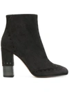 Chloé Square-toe Ankle Boots