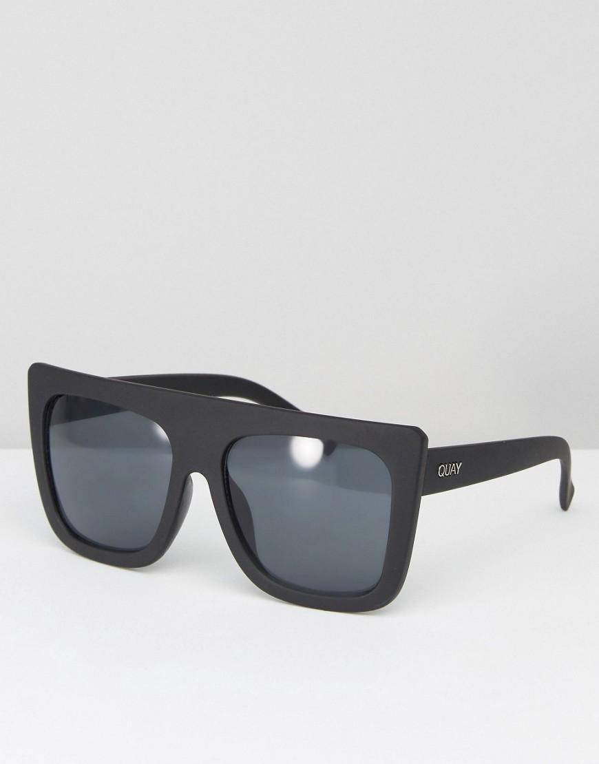 quay flat top sunglasses