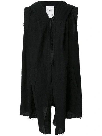 Lost & Found Rooms Sleeveless Longline Cardigan - Black