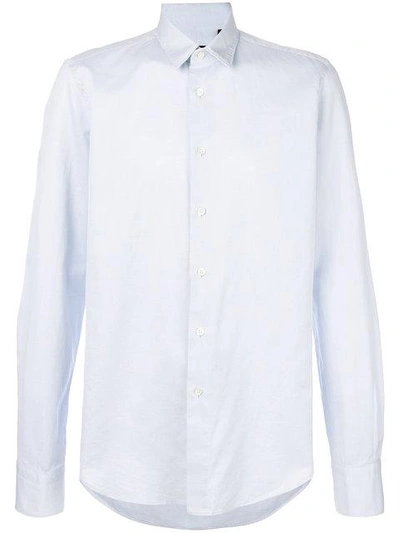 Dell'oglio Classic Long Sleeved Shirt In Blue