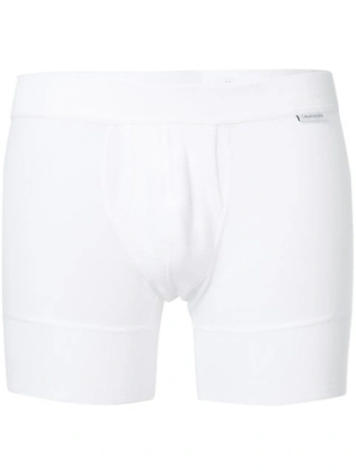 Calvin Klein 205w39nyc Fitted Boxer Briefs In White