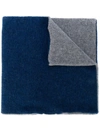 Dell'oglio Contrast Scarf In Blue