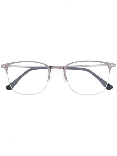 Tom Ford Brille Mit Eckigen Gläsern In 013
