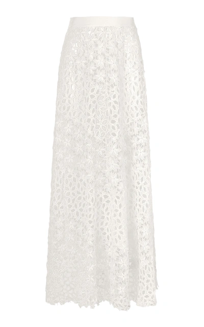 Lolitta Louise Guipire Long Skirt In White