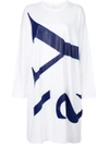 Y's Logo Print T-shirt Dress