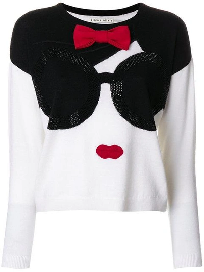 Alice And Olivia Knitted Face Top