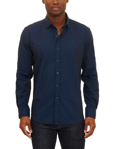 Robert Graham Deven Skull Jacquard Tailored Fit Button-down Shirt In Nocolor