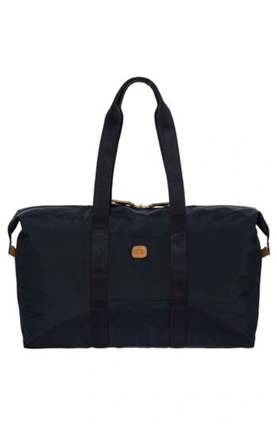 Bric's X-bag 22-inch Folding Duffel Bag - Black In Navy