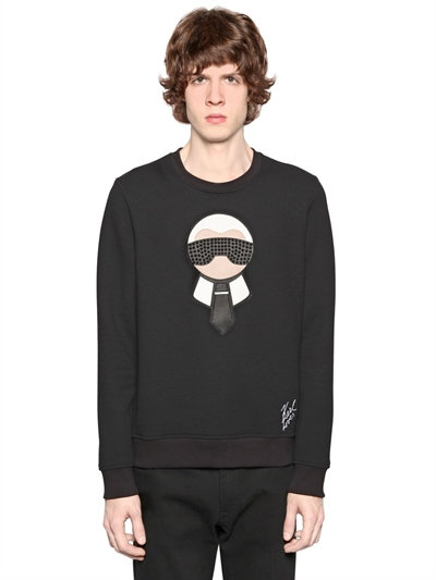 Fendi New Karlito Sweatshirt In Black | ModeSens